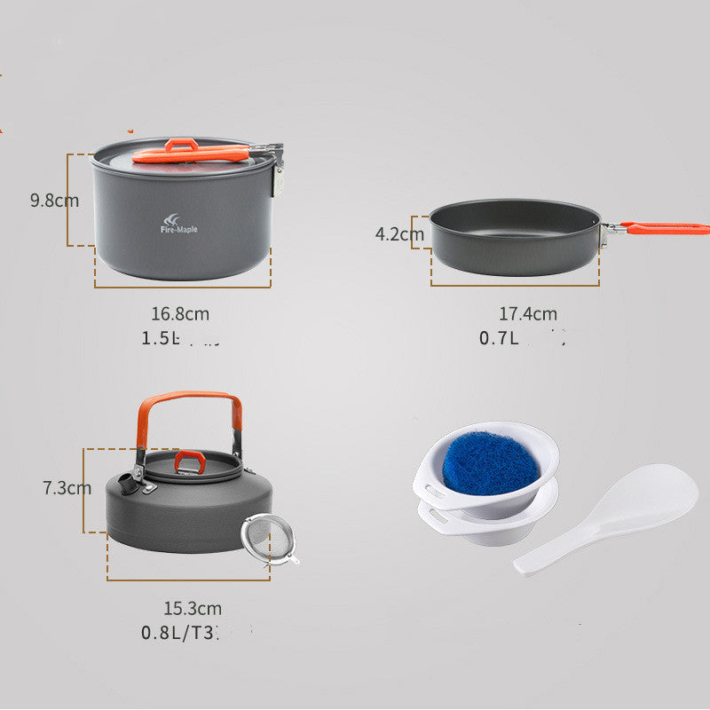 Discover the Joy of Outdoor Cooking with the Picnic 2-3 Portable Cookware Set