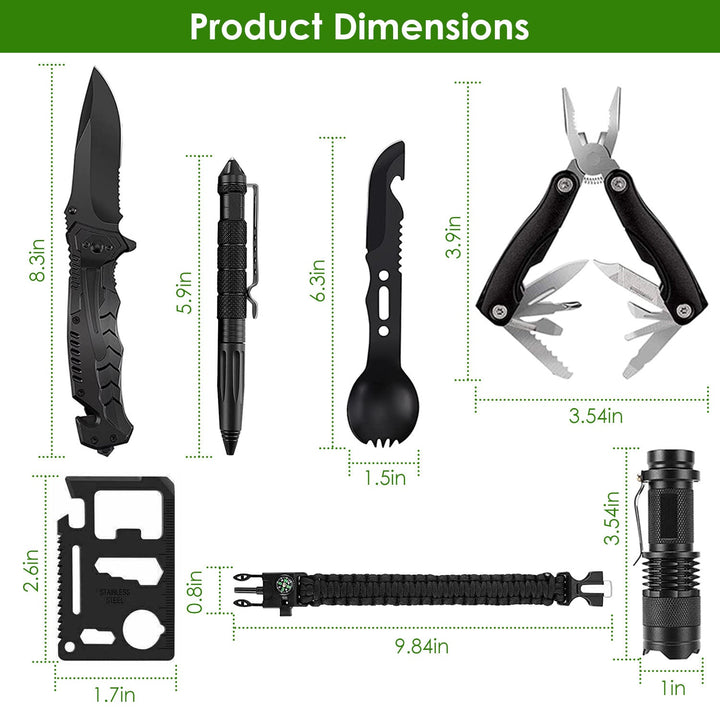 Prepare for the Unexpected with the 47Pcs Emergency Survival Kit