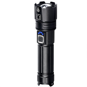 Illuminate Your Adventures with the USB Rechargeable Outdoor Strong Flashlight