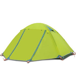 Explore the Great Outdoors with Our Double-layer Aluminum Pole Waterproof Tent