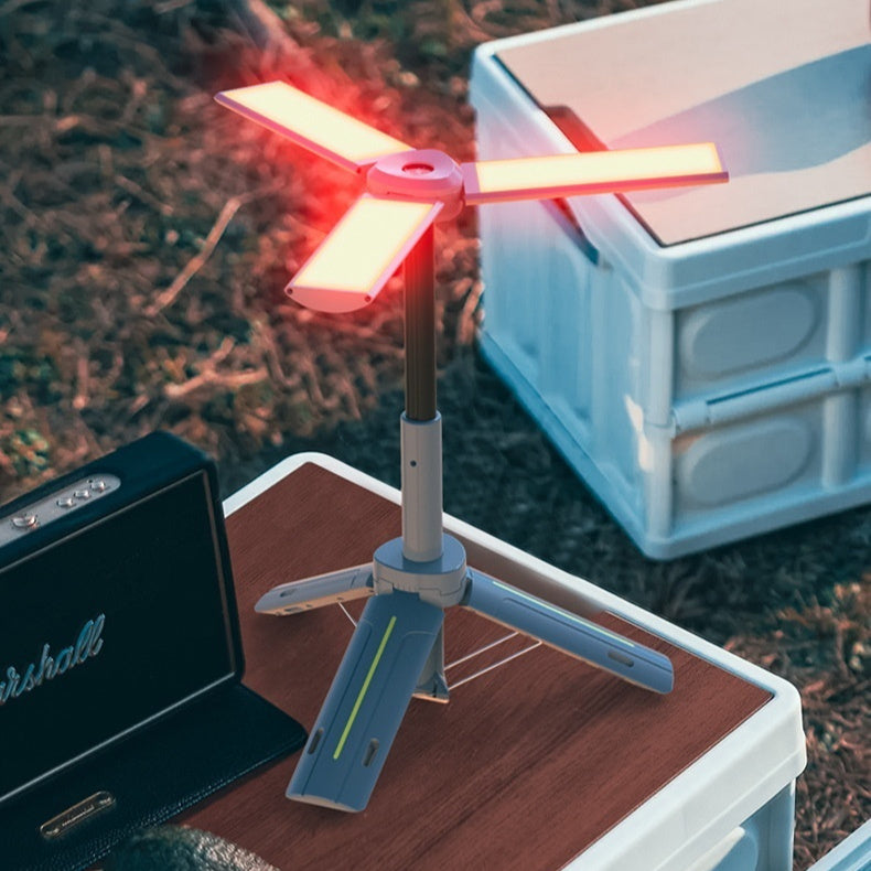 Illuminate Your Adventures with the Three-leaf Bracket Camping Lantern