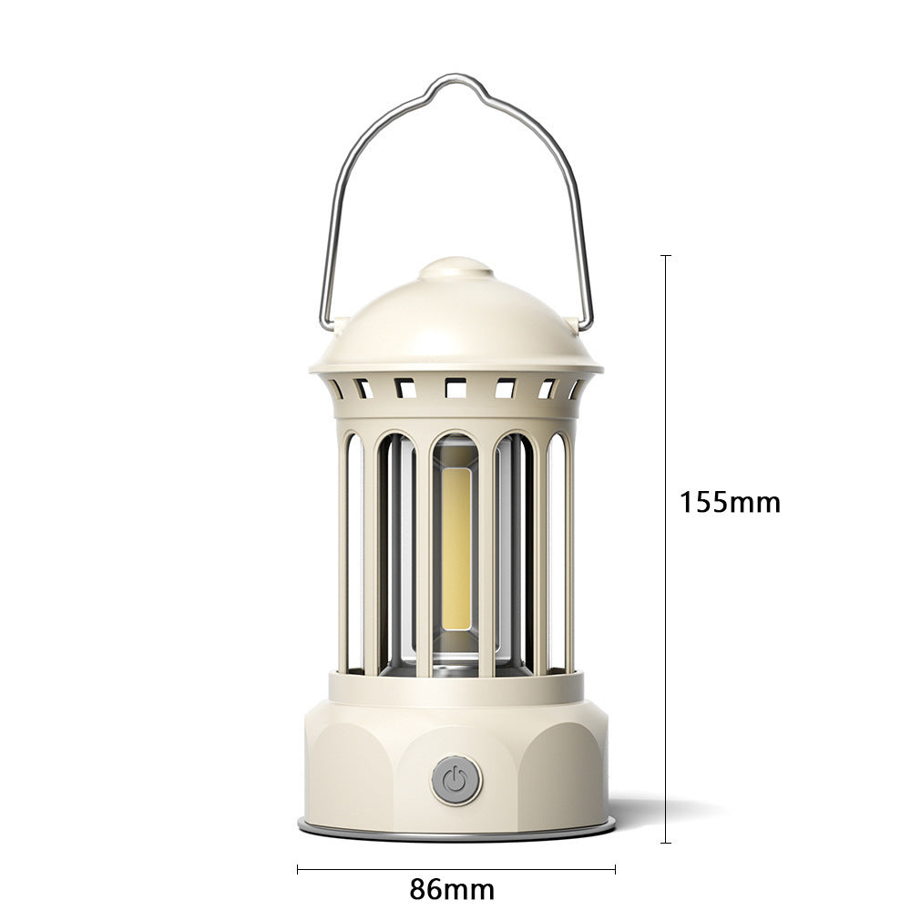 Illuminate Your Adventures with the Retro Barn Rechargeable Lantern
