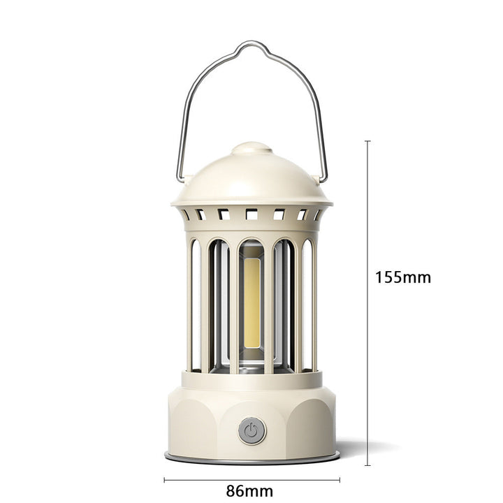 Illuminate Your Adventures with the Retro Barn Rechargeable Lantern
