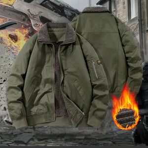 Stay Warm and Stylish: The Fleece-lined And Thickened Cotton Jacket