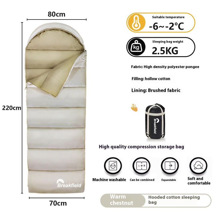 Experience Ultimate Comfort with Our Waterproof Cotton Sleeping Bag