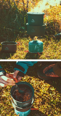 Heat-Collecting Camping Cooking Gear