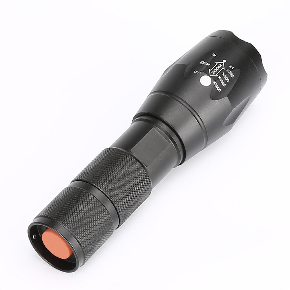 Compact LED Zoom Torch - Versatile Portable Flashlight