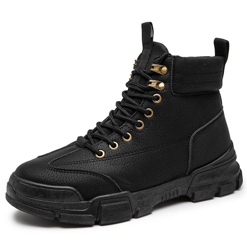 Retro High-top Suede Trail Boots