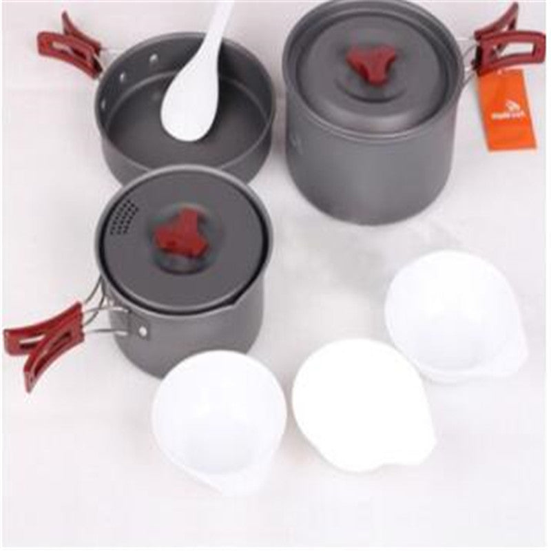 Durable 3-Piece Camping Cookware Set by Summit Gear Co.