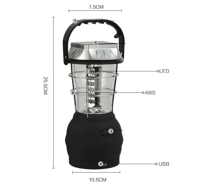Durable Rechargeable & Hand Crank Camping Lantern