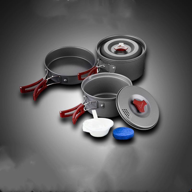 Durable 3-Piece Camping Cookware Set by Summit Gear Co.