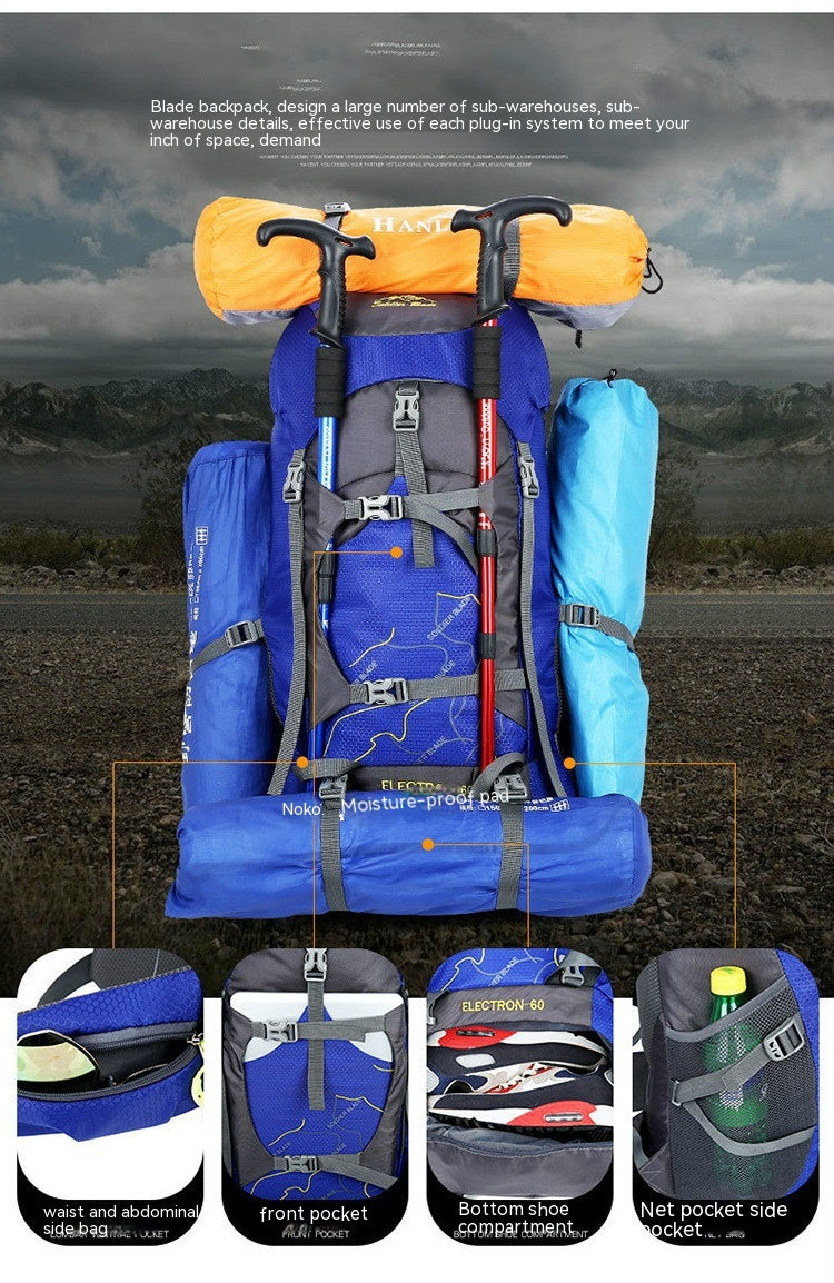 Hiking Backcountry Expandable Backpack