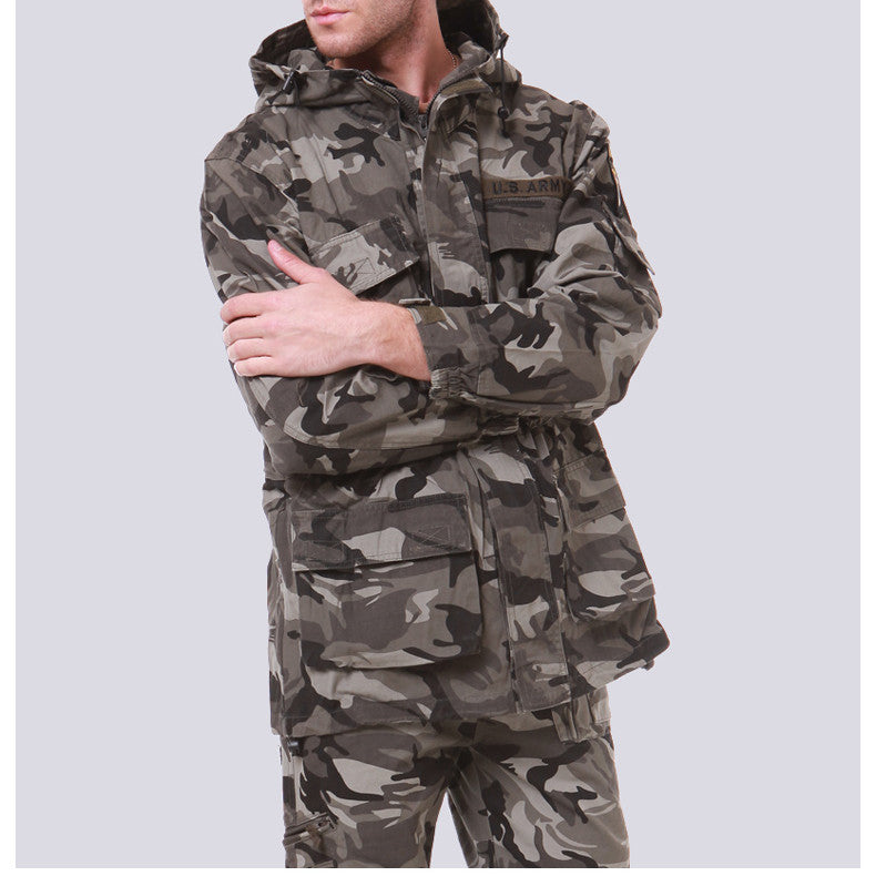 Men's Camouflage Windbreaker Jacket