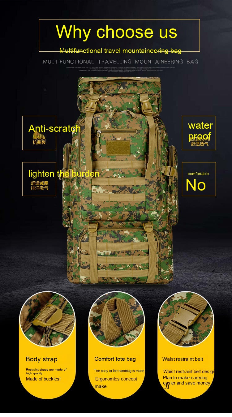 Camouflage Mountaineering Backpack