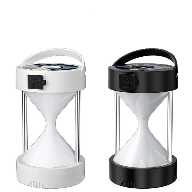 Outdoor Campsite Hour Glass Lantern