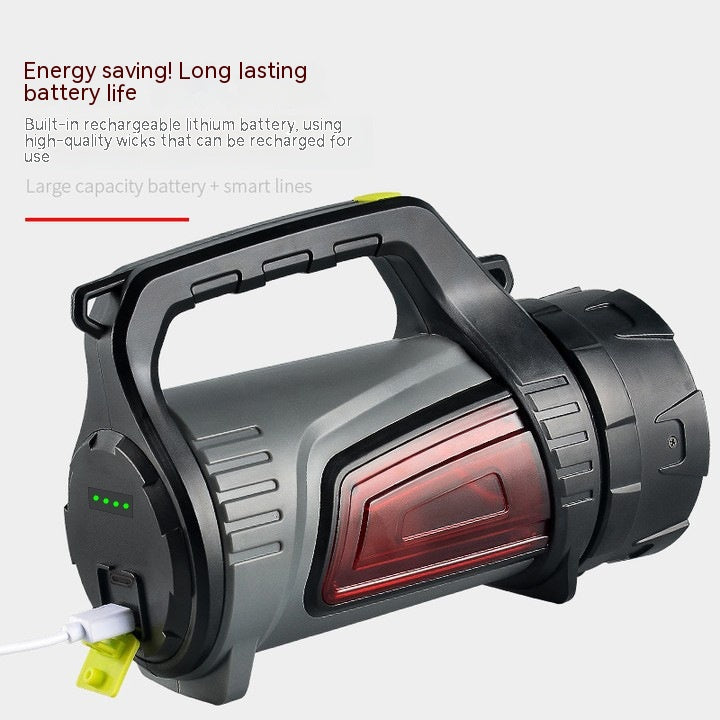 High-Power Portable Emergency Searchlight for All Situations
