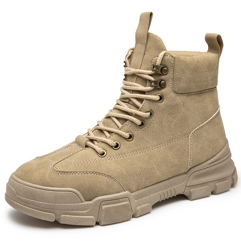 Retro High-top Suede Trail Boots