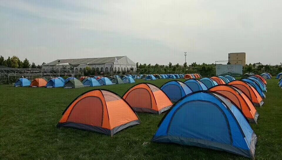 Double-layer Aluminum Pole Waterproof Tent