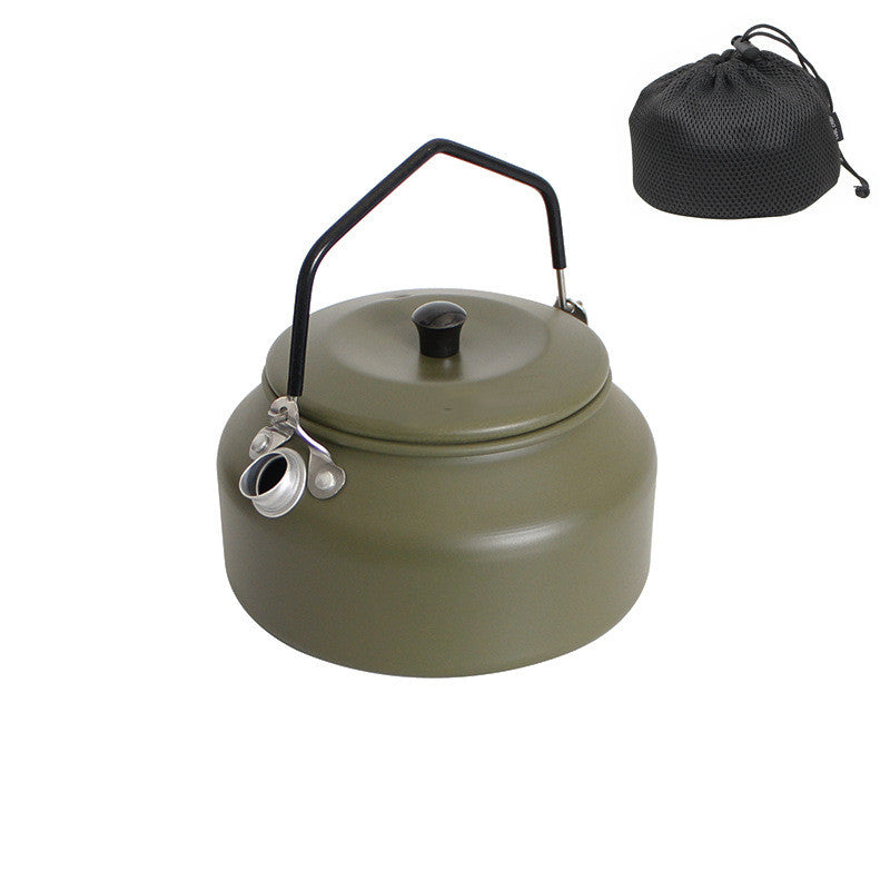 Portable Outdoor Camping Kettle - Lightweight Aluminum Alloy