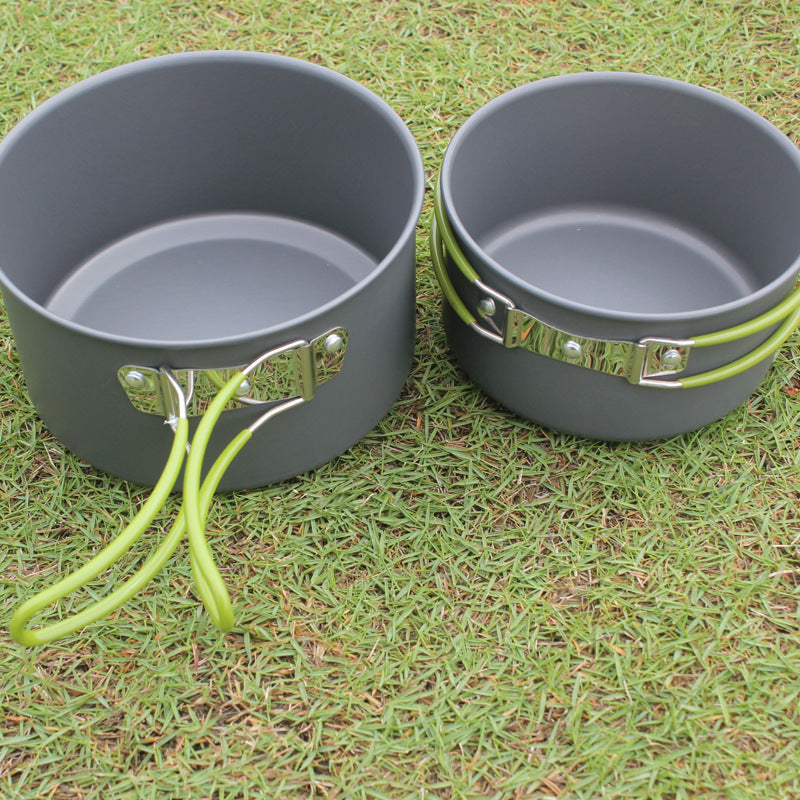 Versatile Non-Stick Camping Cookware Set for Outdoor Cooking