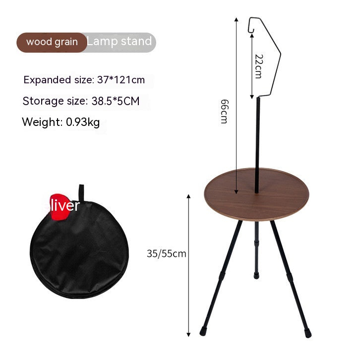 Camping Folding Aluminum Alloy Tripod Table