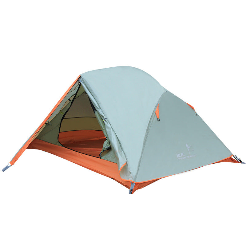 Outdoor Double Layer Aluminum Pole Tent