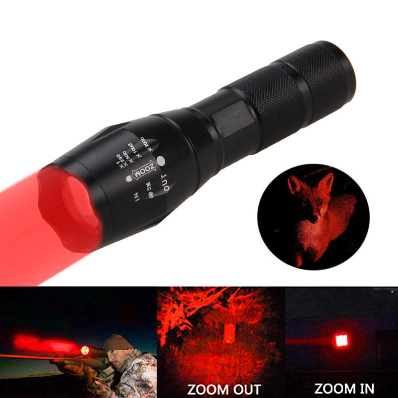 Compact LED Zoom Torch - Versatile Portable Flashlight