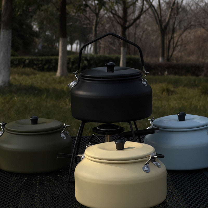 Portable Outdoor Camping Kettle - Lightweight Aluminum Alloy