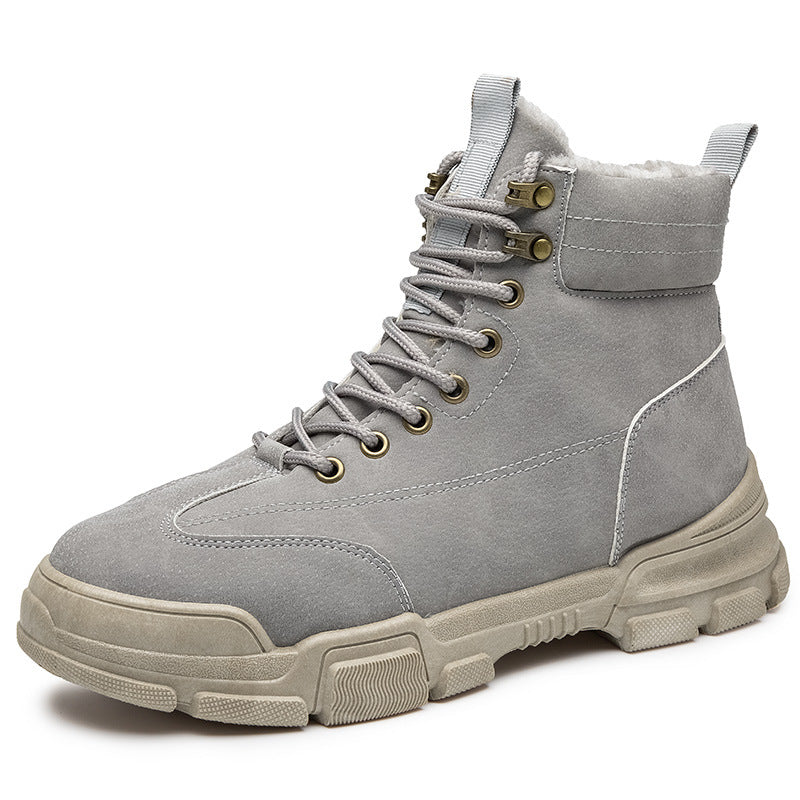 Retro High-top Suede Trail Boots