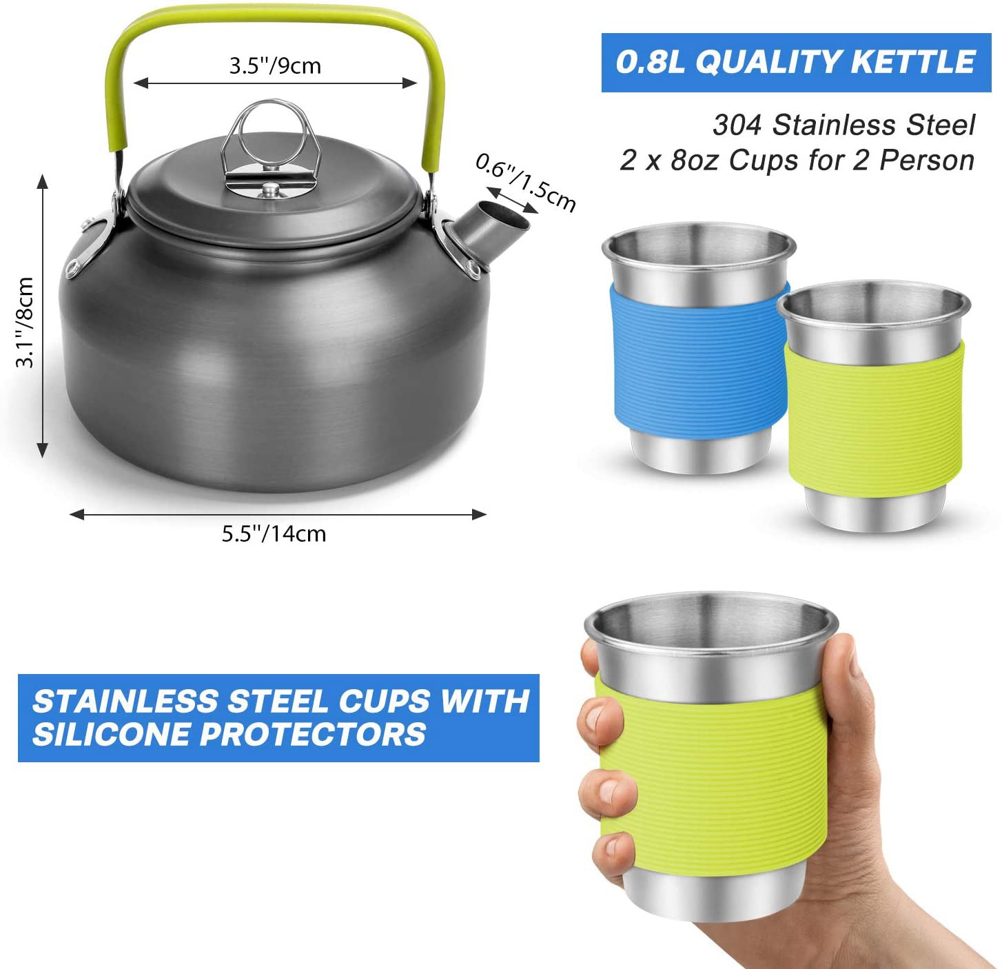 Combination Boiling / Frying / Utensil  Camping Set