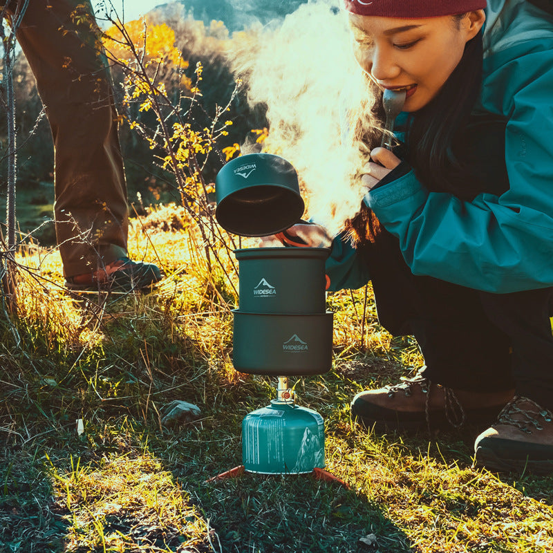 Heat-Collecting Camping Cooking Gear