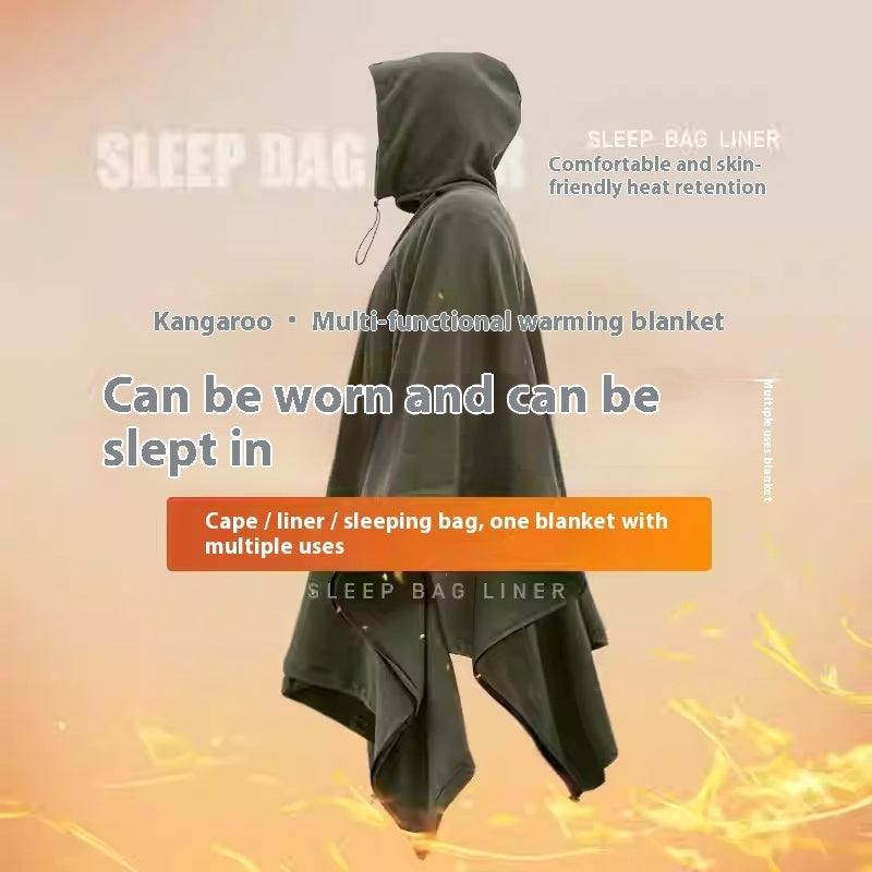 Wearable Cold-Proof Cloak Sleeping Bag