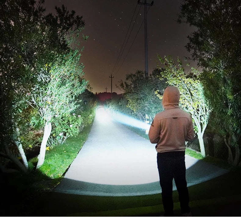 High-Performance Focusing LED Flashlight for All Activities