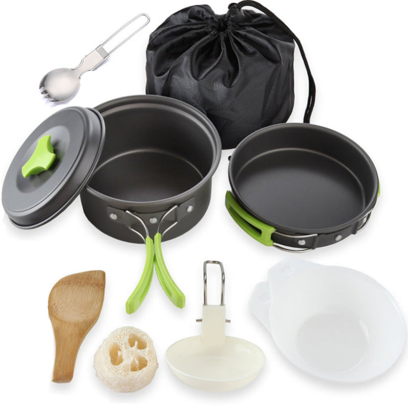 1-2 people camping cookware set