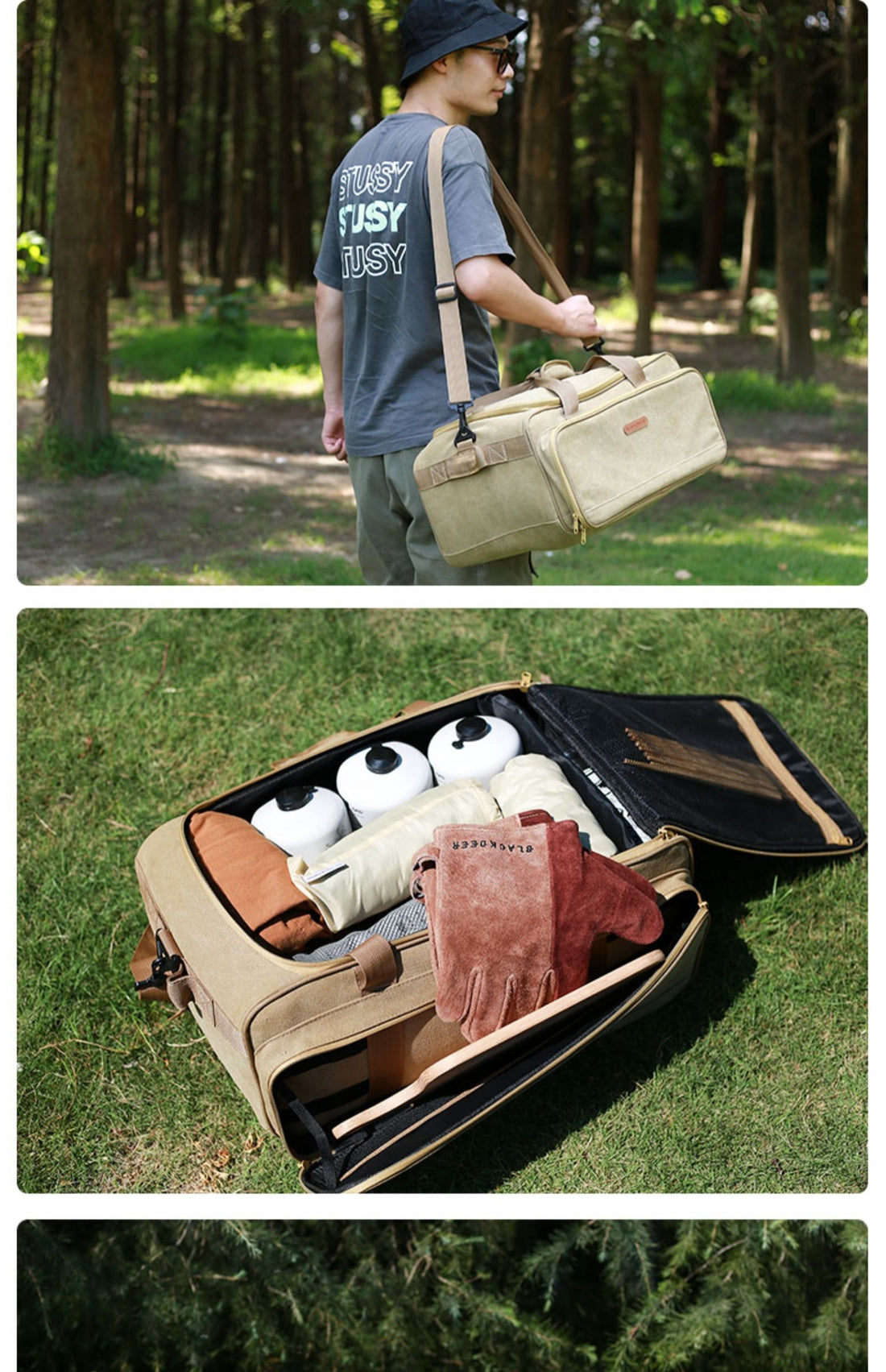 Versatile Camping Kitchen and Stove Storage Bag for Outdoor Use