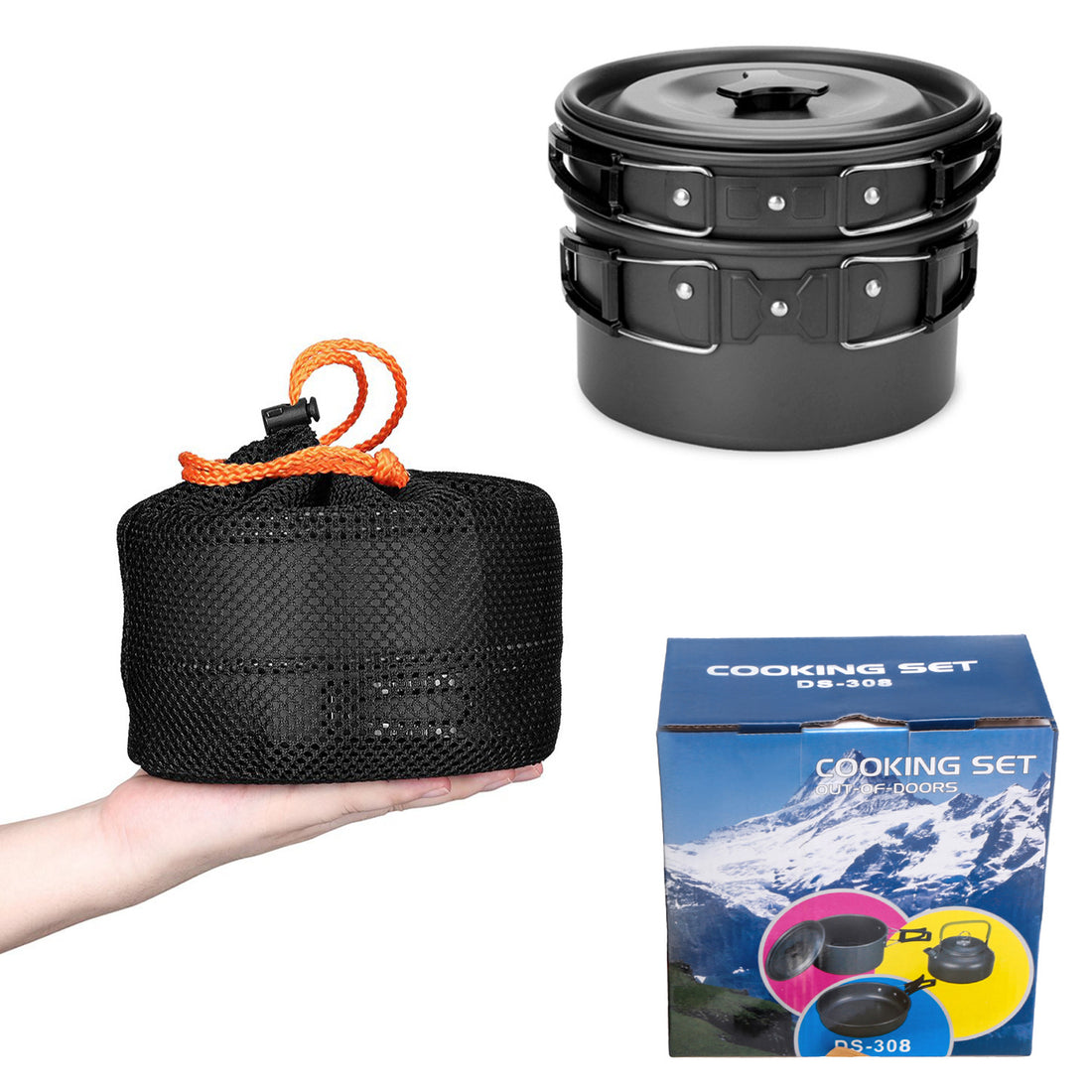 Combination Boiling / Frying / Utensil  Camping Set