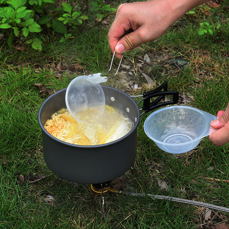 Portable Complete Cookware Set for Easy Storage and Travel