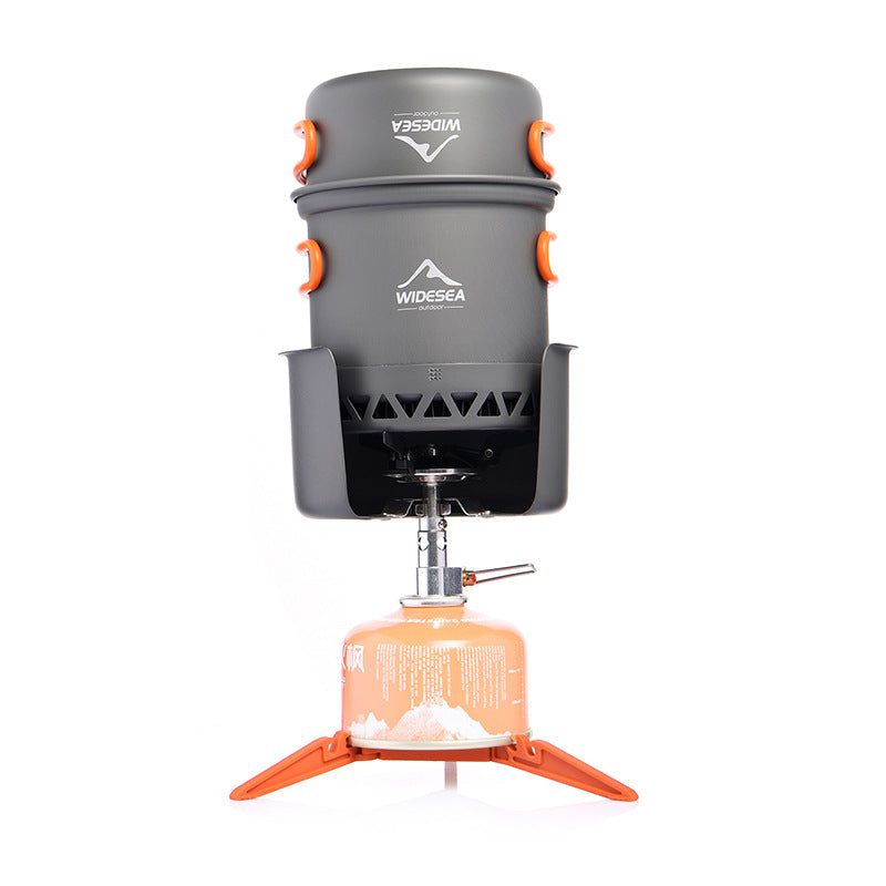 Heat-Collecting Camping Cooking Gear