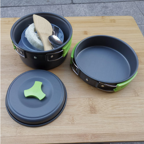 1-2 people camping cookware set