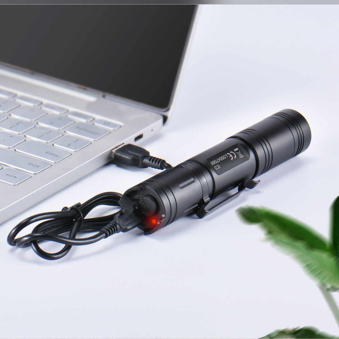 Versatile USB Rechargeable Flashlight for Outdoor Adventures