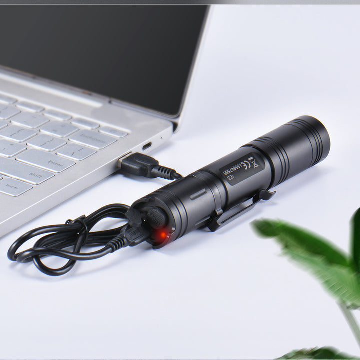 Versatile USB Rechargeable Flashlight for Outdoor Adventures