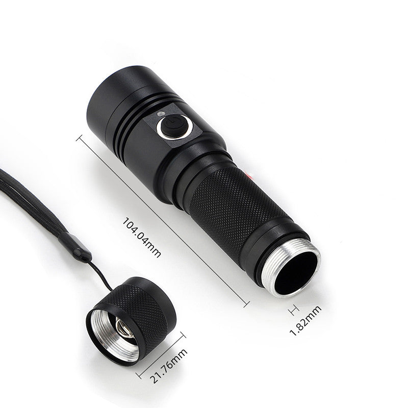 Summit Gear USB Rechargeable Aluminum Flashlight - 1100 Lumens