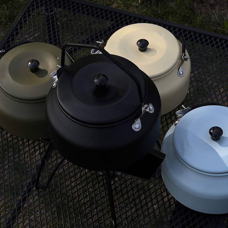 Portable Outdoor Camping Kettle - Lightweight Aluminum Alloy