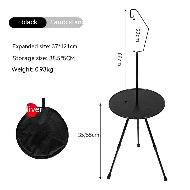 Camping Folding Aluminum Alloy Tripod Table