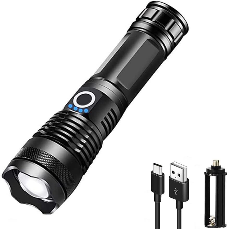 USB Rechargeable Outdoor LED Searchlight Flashlight