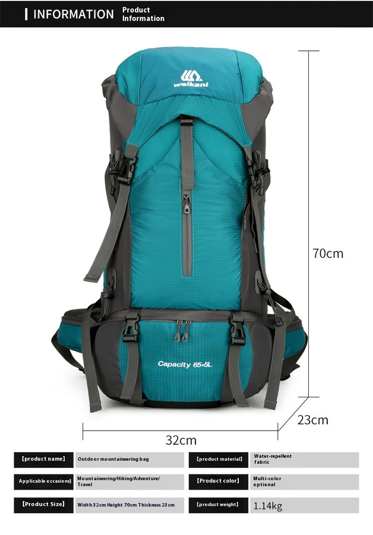 Backpacking Trail 70 Liter Backpack