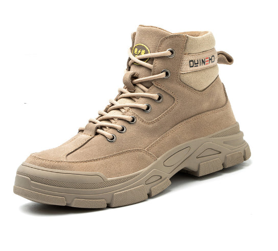 Retro High-top Suede Trail Boots