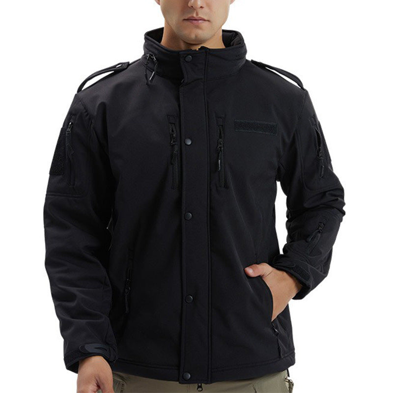 Men's Fleece Jacket Camouflage Waterproof