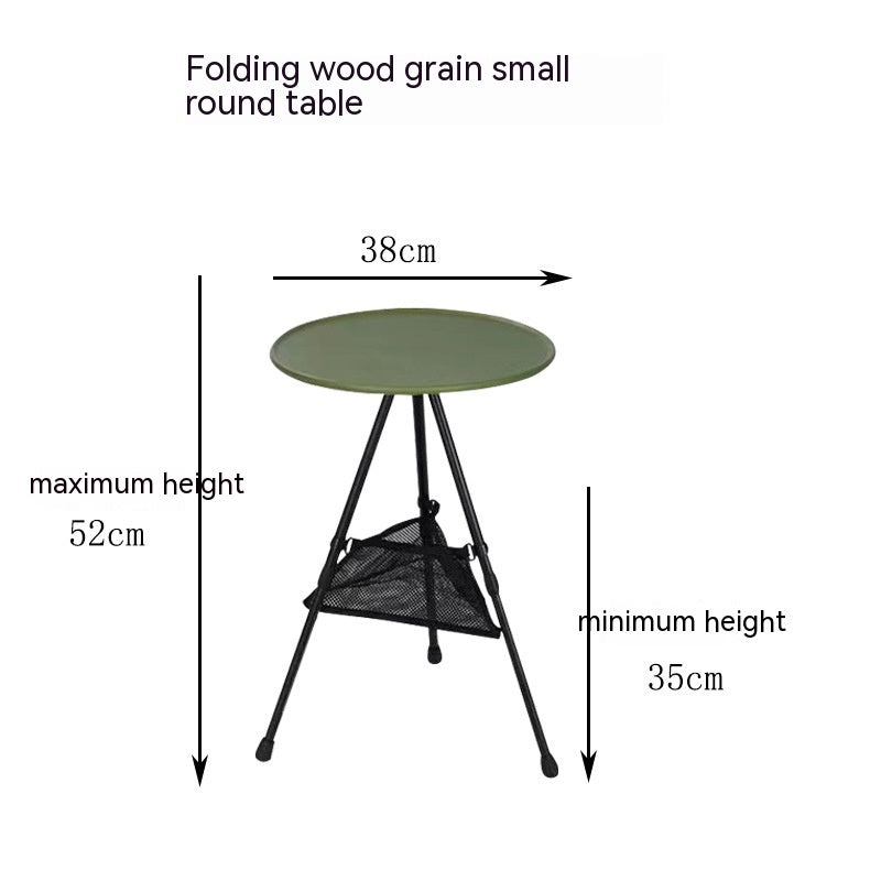 Camping Folding Aluminum Alloy Tripod Table