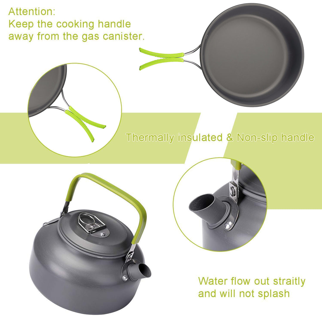 Combination Boiling / Frying / Utensil  Camping Set